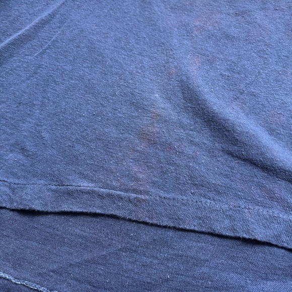 Vintage Michigan Ohio State Rivalry Graphic Blue Yellow Men's T-Shirt M - Picture 6 of 8